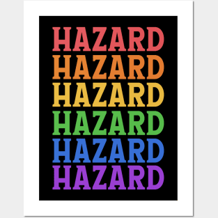 HAZARD TRAVEL DESTINATION Posters and Art